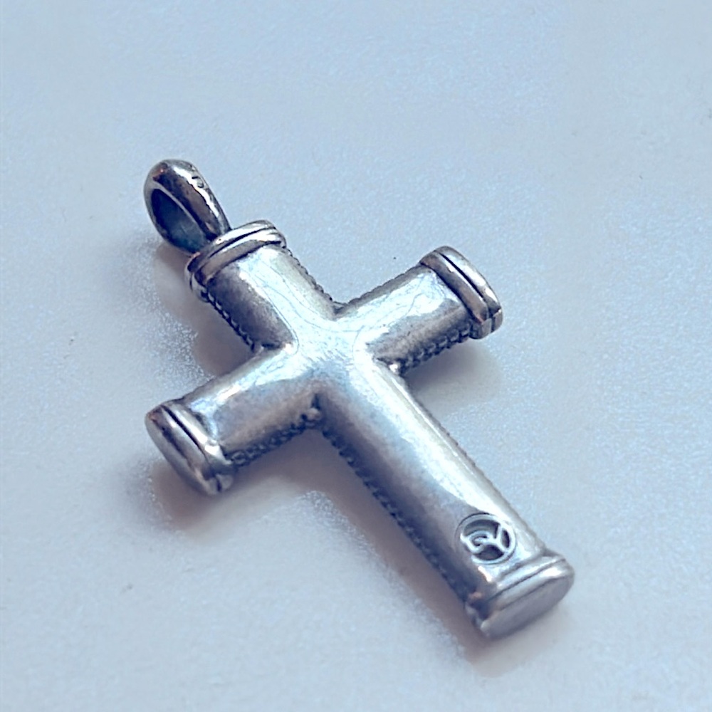Final! David Yurman sterling silver cross pendant - Picture 2 of 3
